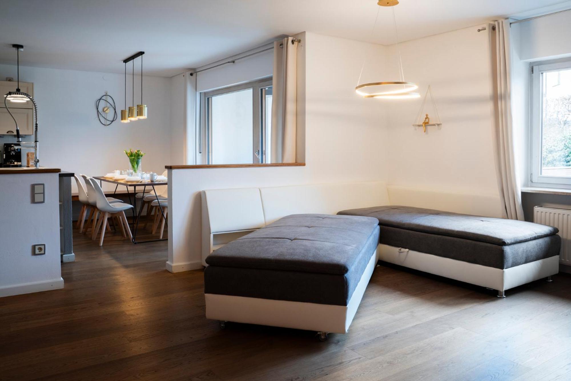 Апартаменти 130M2 Loft - Balkon, Smart Tv, Badewanne, Kaffee Розенгайм Екстер'єр фото